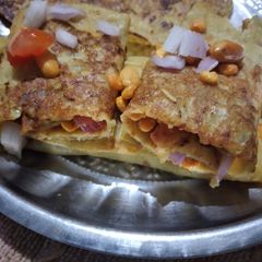 A picture of પીનટ પેન કેક રૉલ (Peanuts Pan Cake Roll Recipe In Gujarati).