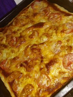 صورة لوصفة البيتزا السريعه 🍕