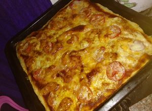 صورة لوصفة البيتزا السريعه 🍕