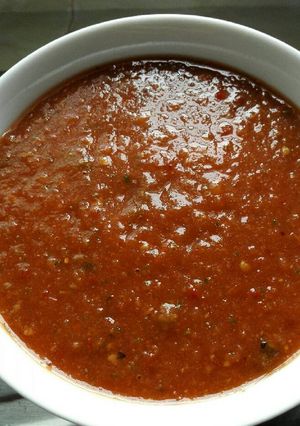 Una foto de Salsa de chile morita