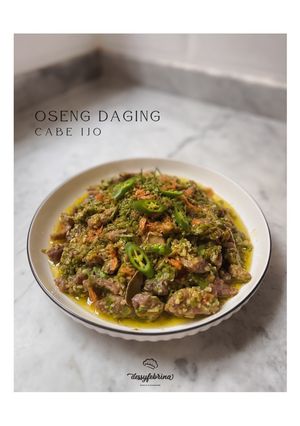 Foto resep Oseng Daging Cabai Ijo