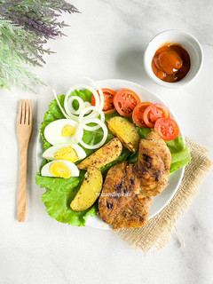 Foto resep Grilled chicken salad