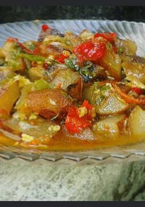 Foto resep Oseng Kikil Mercon