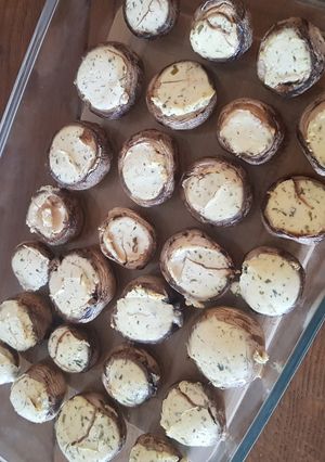 Une photo de Champignons farcis
