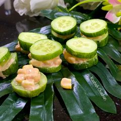 A picture of Cucumber Bites.