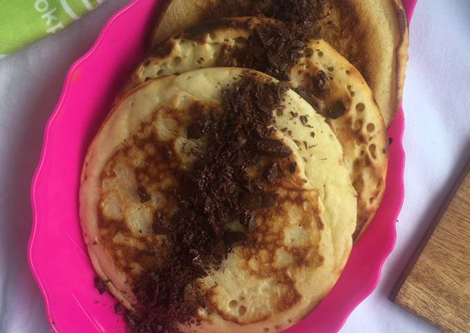 Pancake simpel no telur ala lylo