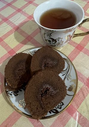 Foto resep Bolu Gulung Ganace Coklat Ekonomis