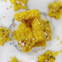 A picture of Ande ki Mithai/Barfi.