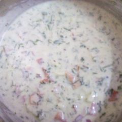 A picture of Curd and mint deep.
