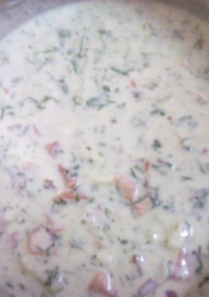 A picture of Curd and mint deep.