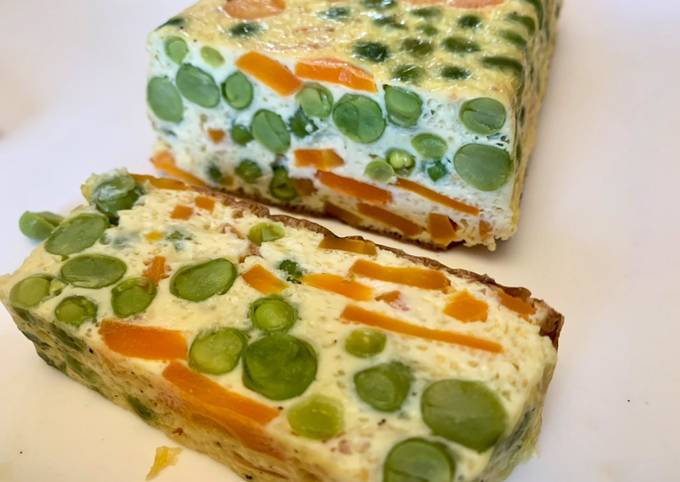 Terrine petits pois et carottes