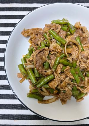 Foto resep Beef Buncis Black Pepper