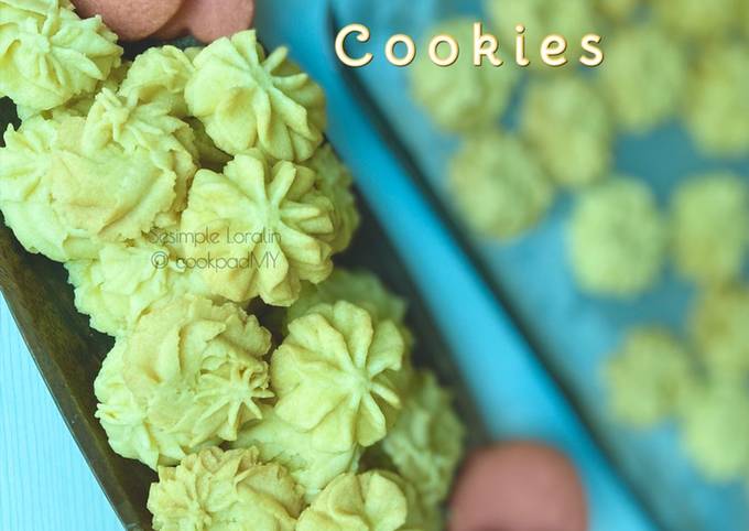 Resipi Butter Cookies 3 Bahan Oleh Sesimple Loralin Cookpad