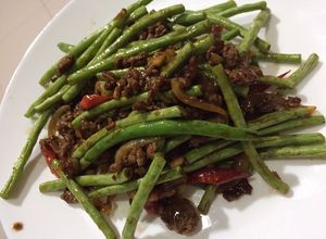 Foto resep Baby buncis masak Szechuan ala rumahan