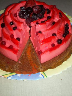 Una foto de Tarta de Queso con frutos rojos