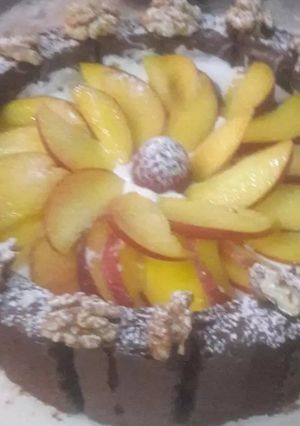 صورة لوصفة كيكة بابسط المكونات وبدون طهي