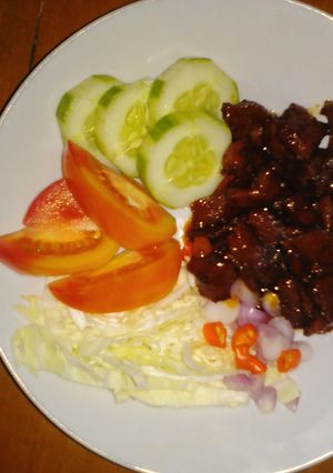 Foto resep Sate goreng kambing kurban super simpel express