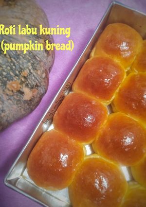 Foto resep Roti labu kuning (metode autolisis)