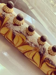 Foto resep Bolu Gulung Krim Kacang