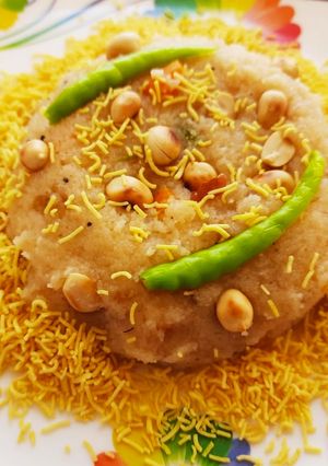 A picture of Semolina upma.