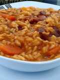 Asopao de costillitas y chuletas ahumadas