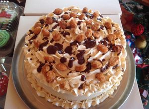 Una foto de Torta de mantequilla de maní