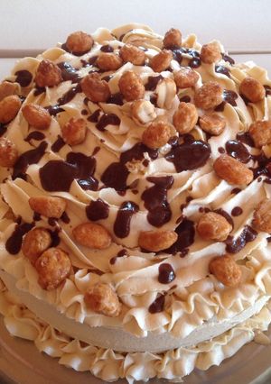 Una foto de Torta de mantequilla de maní