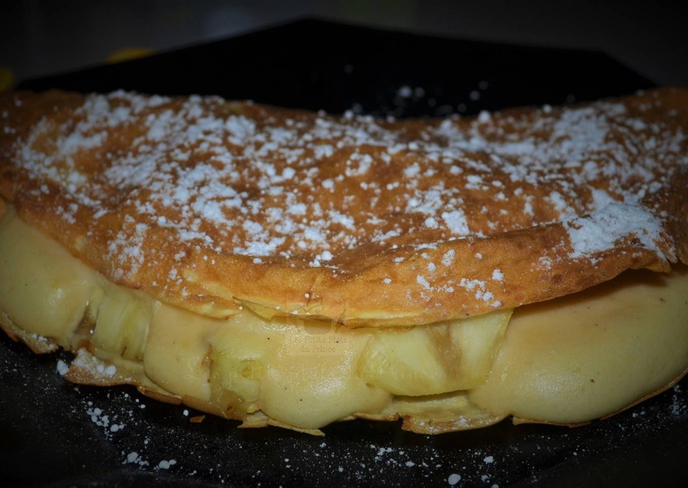 Crêpe soufflée aux fruits exotiques