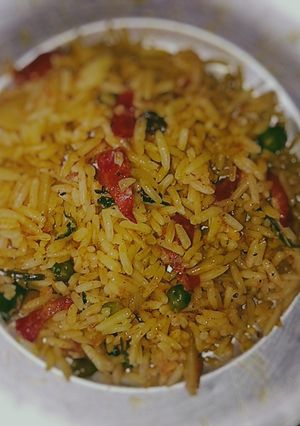 A picture of Mix vegetable rice.