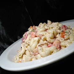 A picture of Macaroni salad.