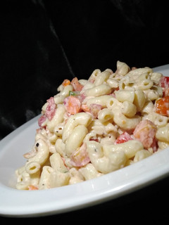 A picture of Macaroni salad.