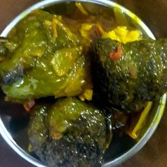 A picture of Stuffed Capsicum.