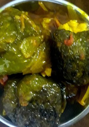 A picture of Stuffed Capsicum.