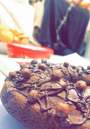 صورة لوصفة كيك شوكولاته (الكيكه المبروكه على طريقة نورا كيك)🥰👌🏻