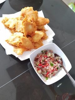 Foto resep Ayam goreng tepung sambal matah