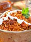 Arroz con chorizo
