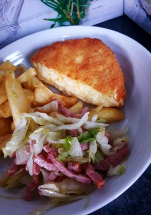 Une photo de Camembert frit