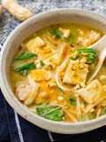 Tofu Dan Dan Soup with Peanut Butter