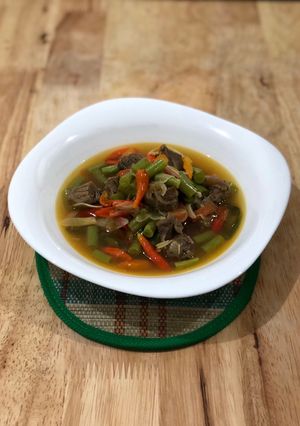 Foto resep Asem asem daging pedas