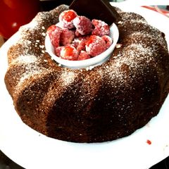 A picture of Easter Bundt whole wheat cake.