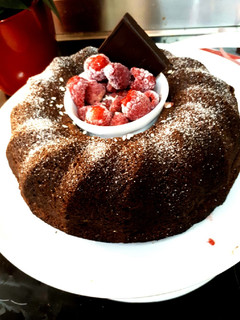A picture of Easter Bundt whole wheat cake.