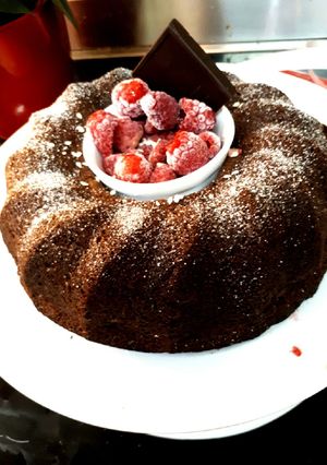 A picture of Easter Bundt whole wheat cake.