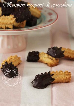 Foto di Krumiri con cioccolato