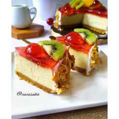 รูปของ New York cheesecake (enaknya kaya di bakery 😍)
