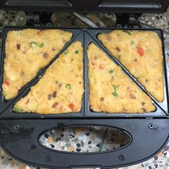 A picture of Poha Toast.
