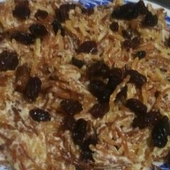A picture of Vermicelli (tambi)with milk#Ramadhancontest.