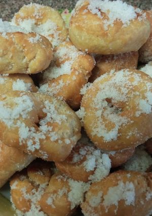 Una foto de Buñuelos con moscatell