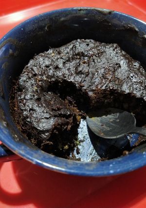 Una foto de Mug cake sin azúcar ni harina