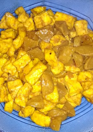 Foto resep Tumis tahu + bakso