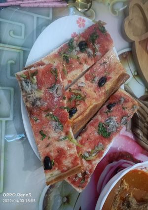 صورة لوصفة بيتزا 🍕😍😍😍🍕